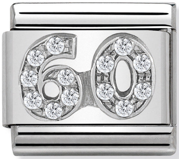 Nomination 60 CZ Silver Charm 