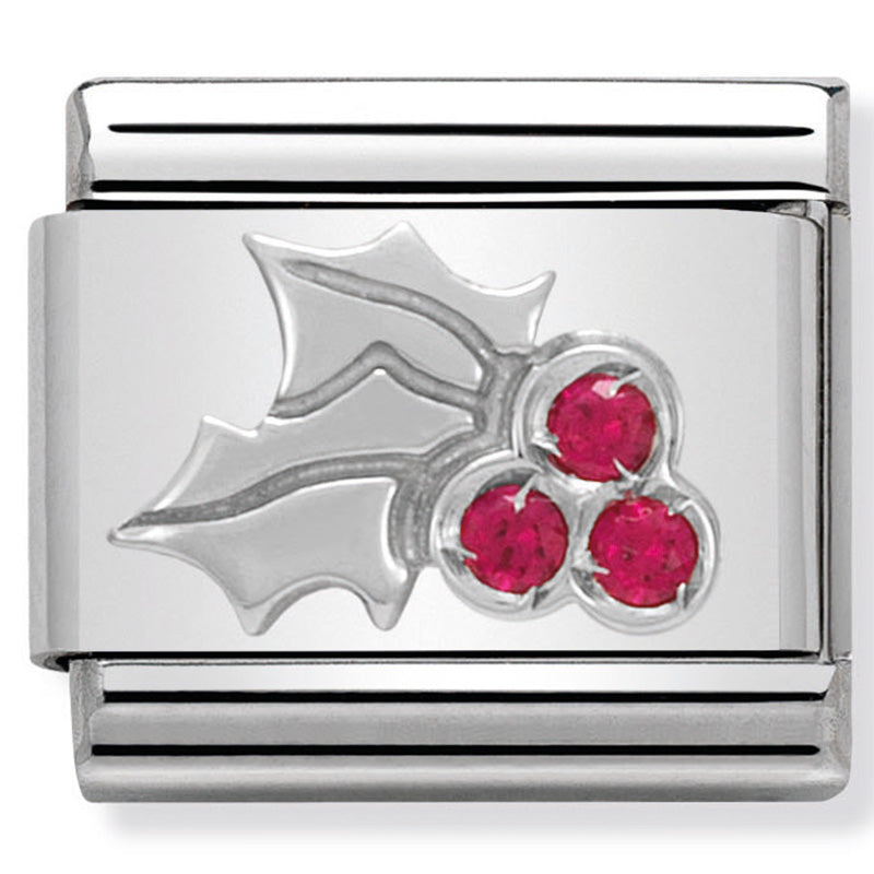 Nomination 330313/03 Red Holly Charm