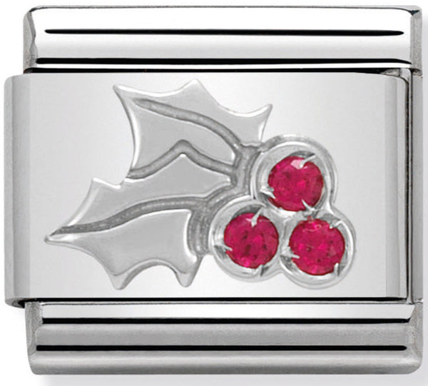 Nomination 330313/03 Red Holly Charm