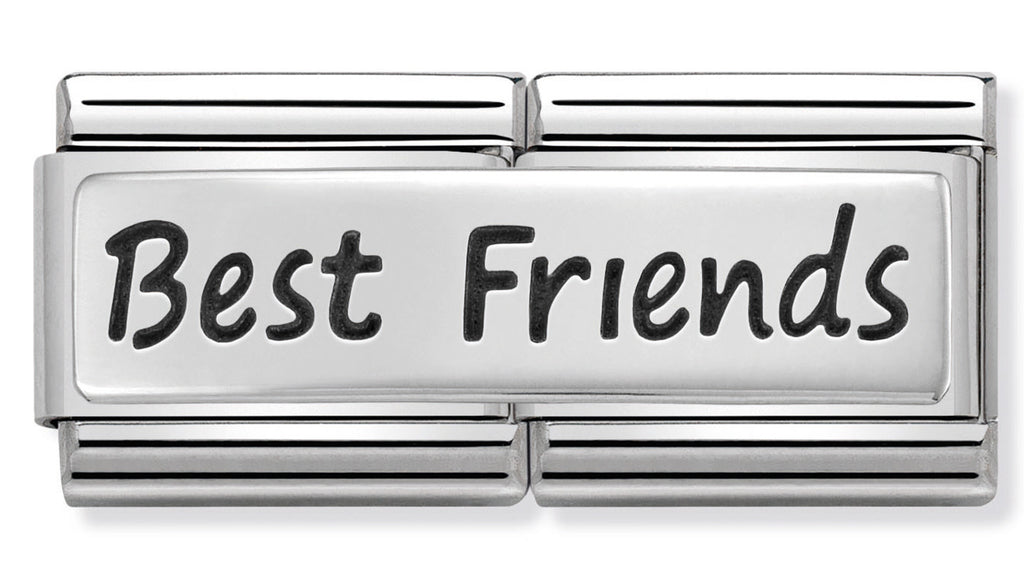 Nomination Best Friends Plate Silver Charm