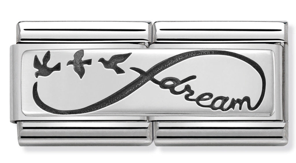 Nomination Infinity Dream Plate Silver Charm