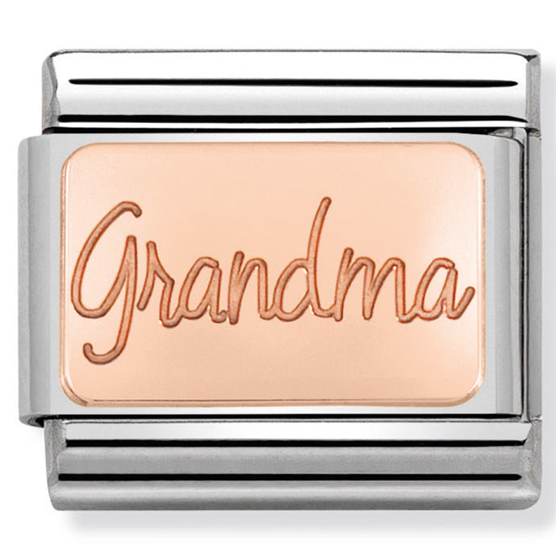 Nomination Grandma Rose Gold Charm 