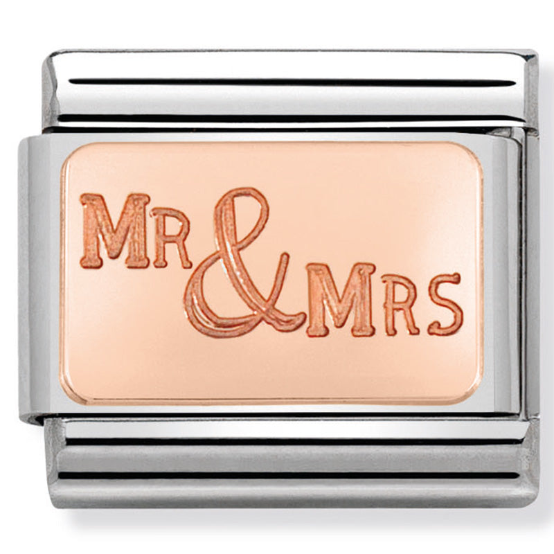 Mr & Mrs Rosegold Charm