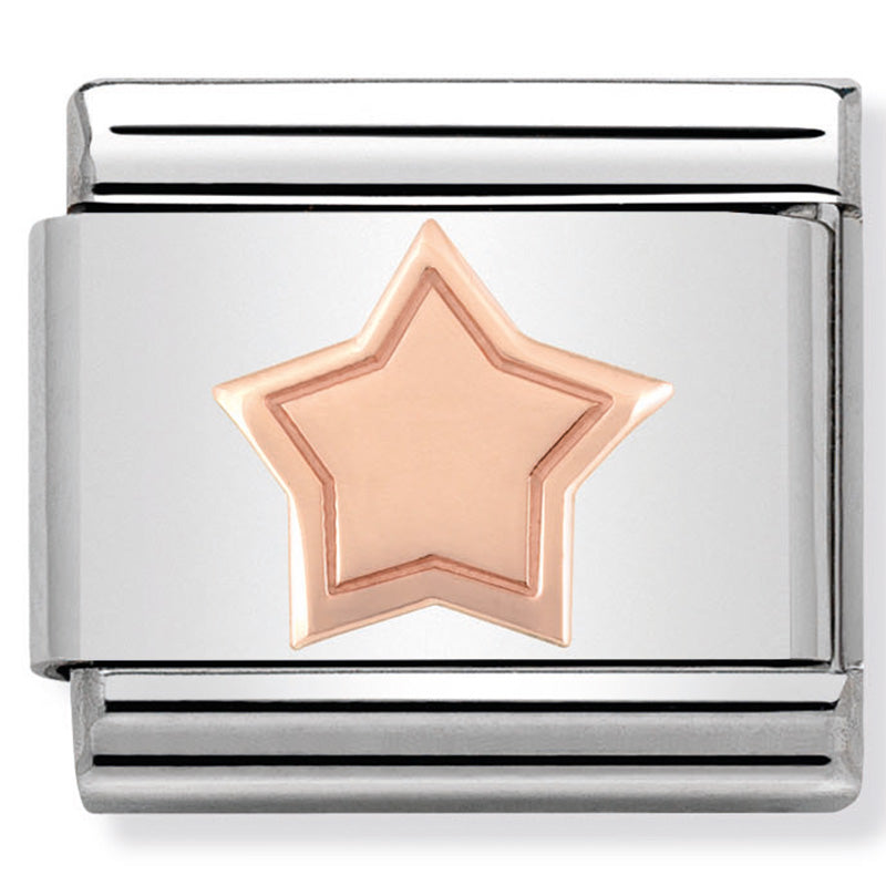 Nomination Star Rose Gold Charm 