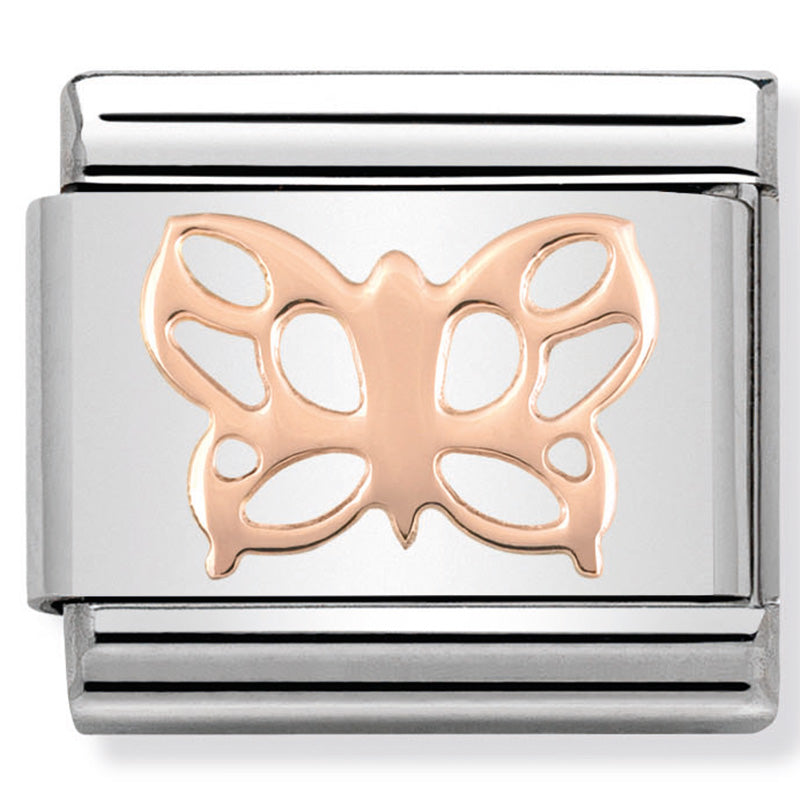 Nomination Butterfly Rose Gold Charm
