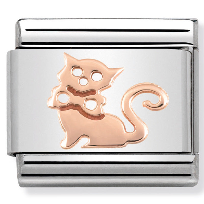 Nomination Cat Rosegold Charm