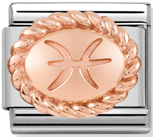 Nomination Pisces Birthday Birthstone Rose Gold Charm 