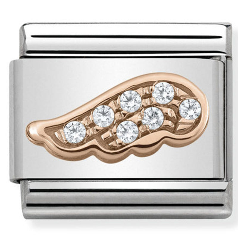 Love - Wing Rosegold Charm