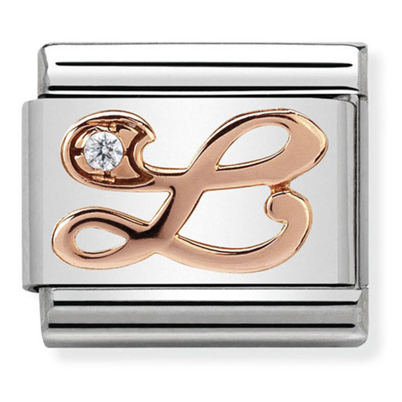 Rosegold Letter L Charm Forever Jewellery Online