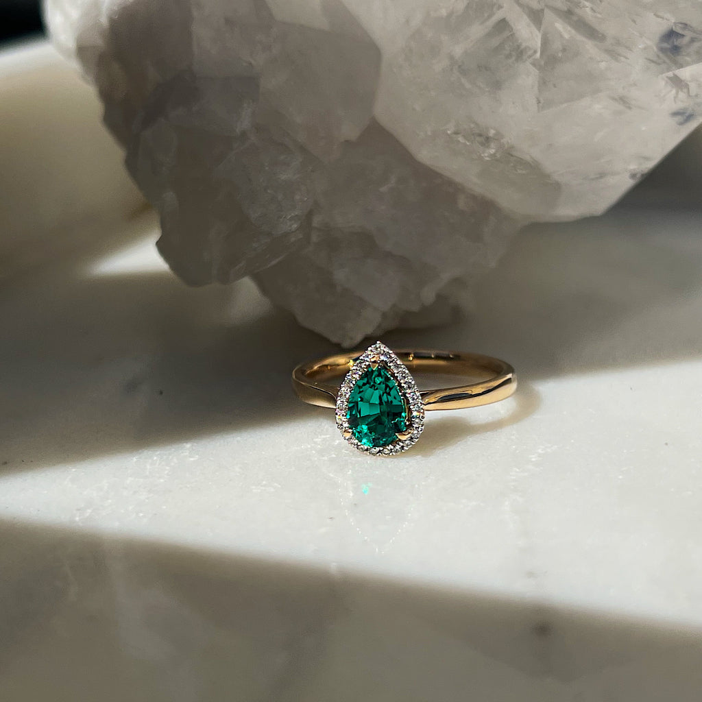 Genevieve Emerald Ring