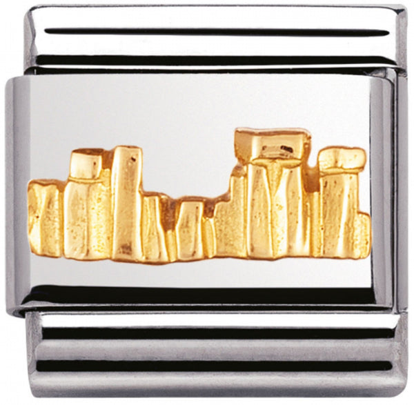 Travel - Stonehenge (England) Gold Charm