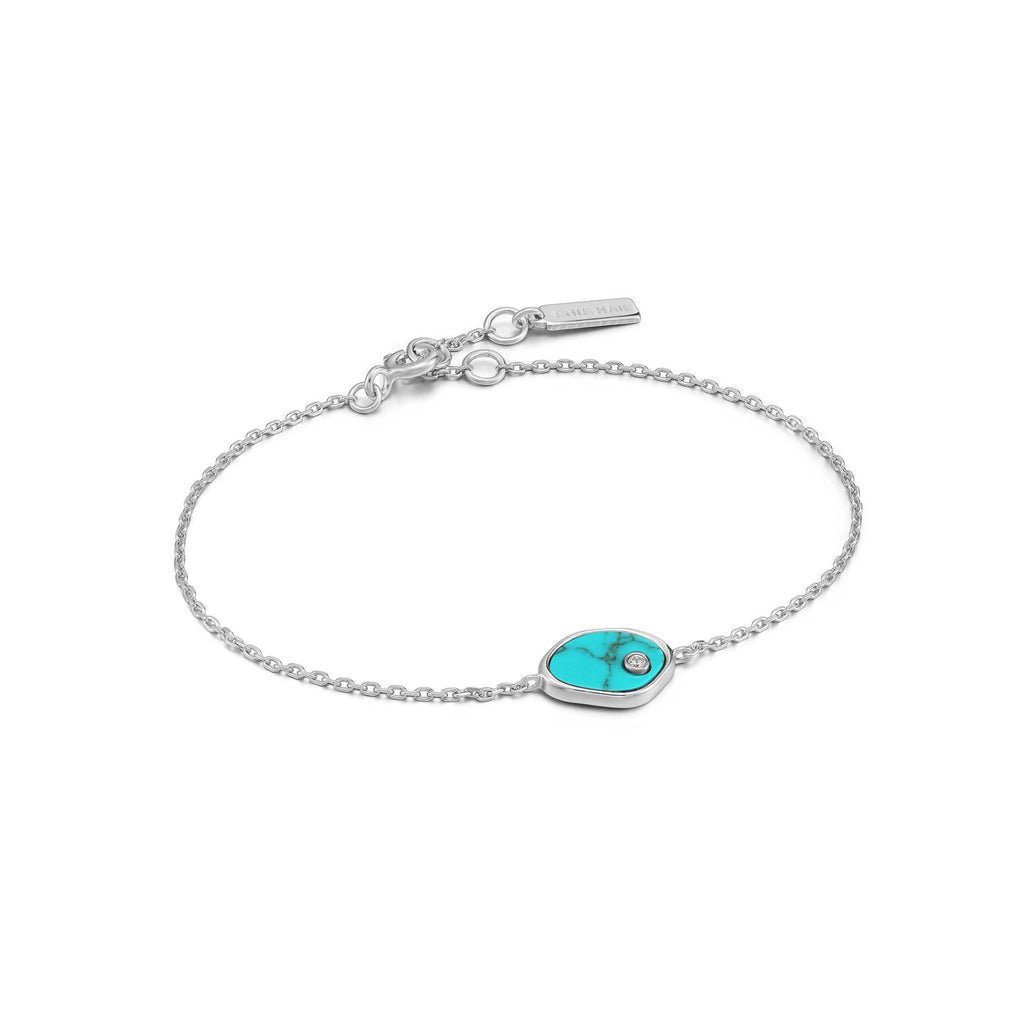 Tidal Turquoise Silver Bracelet