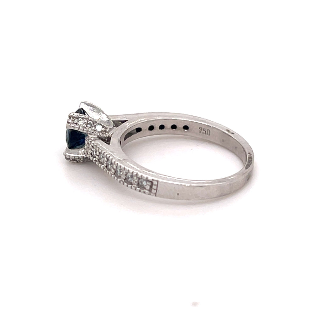 Sapphire Diamond Ring