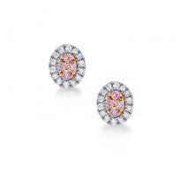 Lea Blush Pink Diamond Earrings