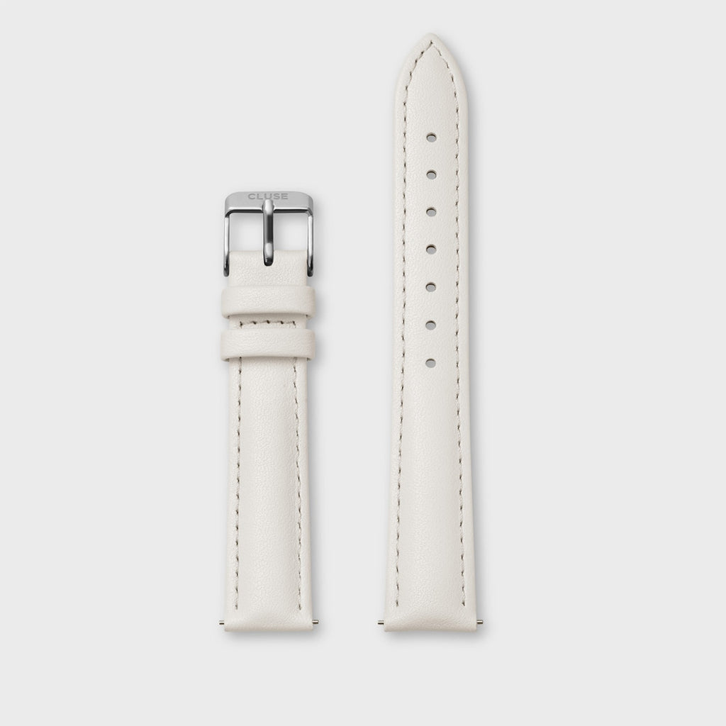 Minuit Off-White Leather Strap