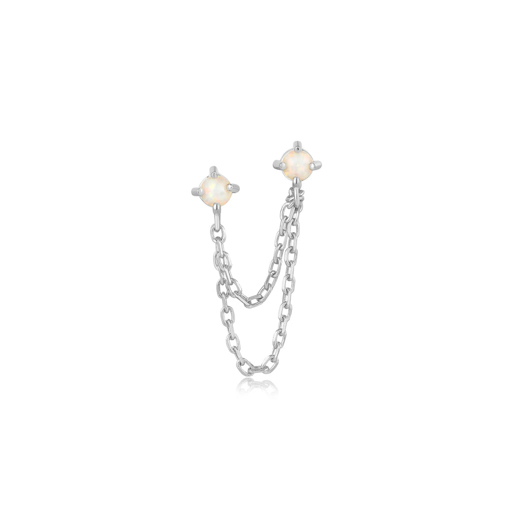 Ear Edit Capsule -  Kyoto Opal Drop Chain Barbell Single Studs - 2 colours
