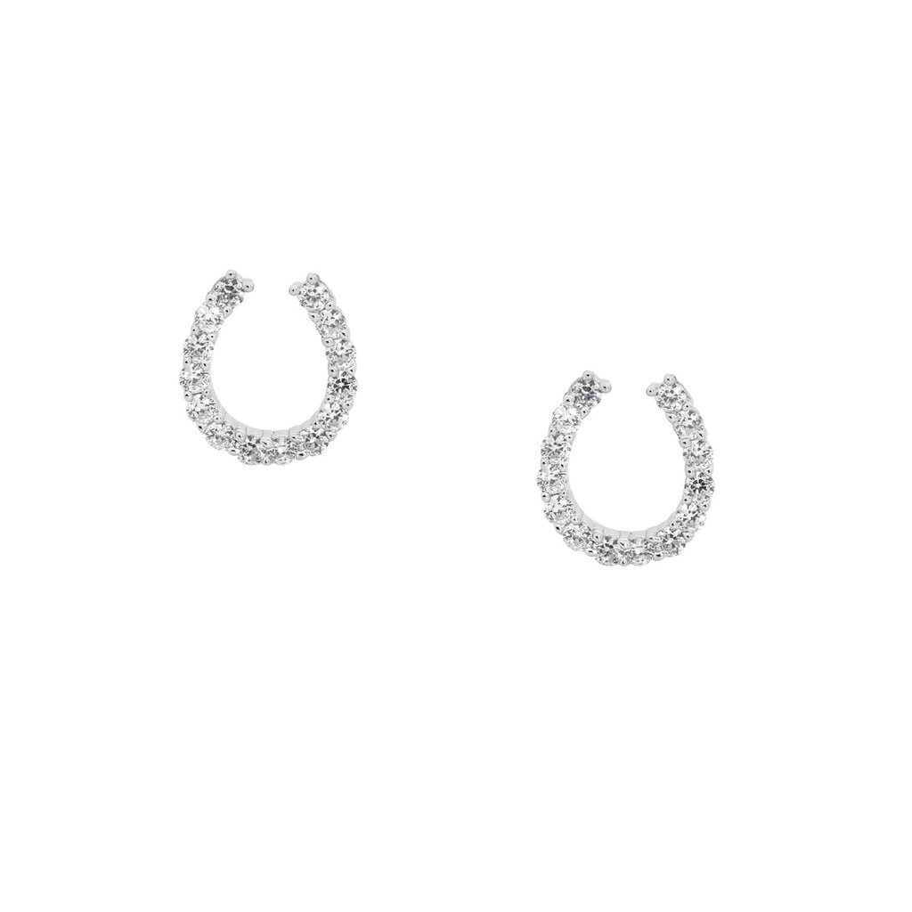 Horseshoe Stud Earrings and Pendant