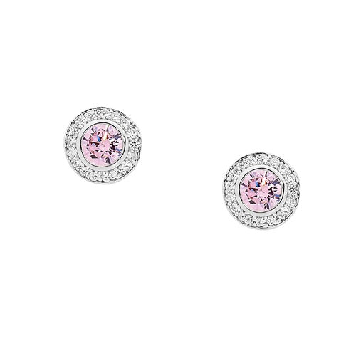 Light Pink CZ Earrings and Pendant
