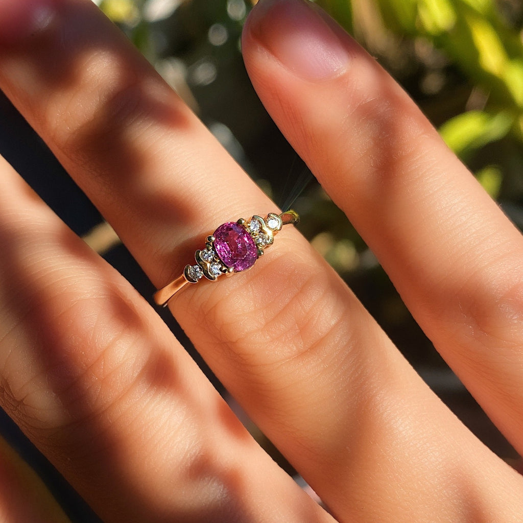 Pink Sapphire Grace Ring