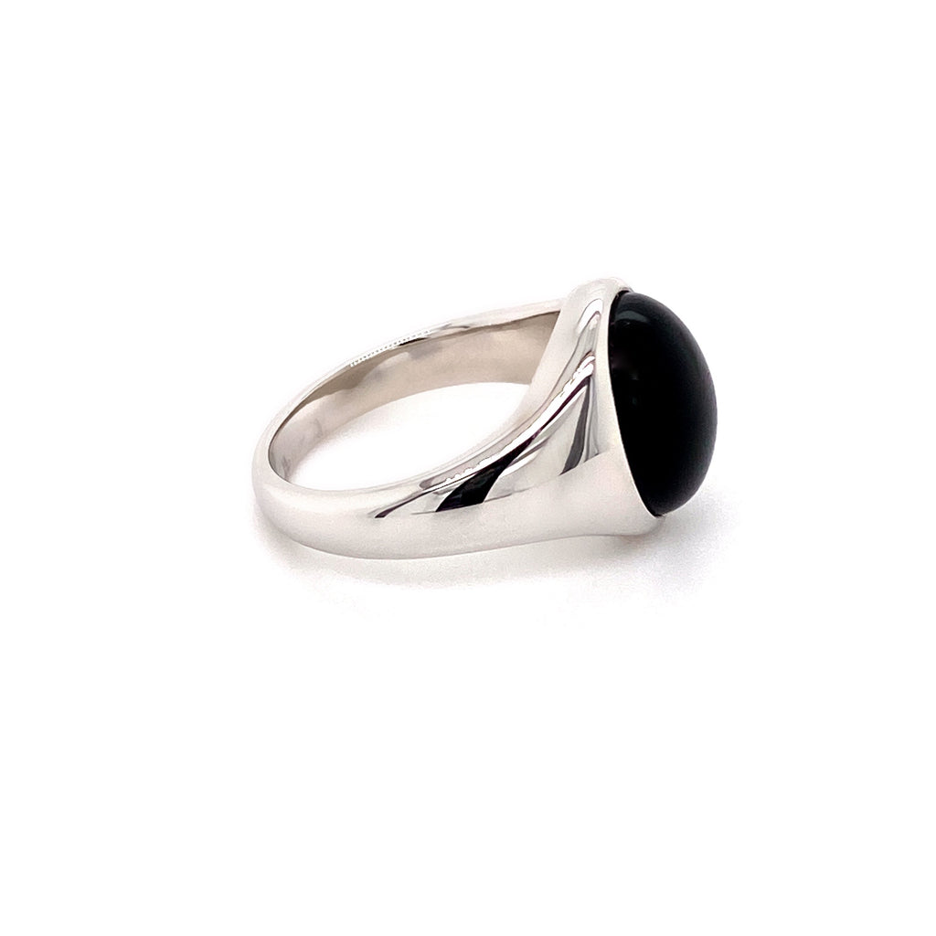 Onyx Platinum Ring