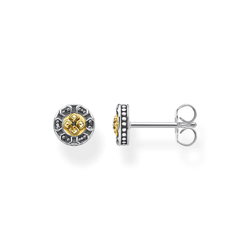 Kingdom RND Cross Earring