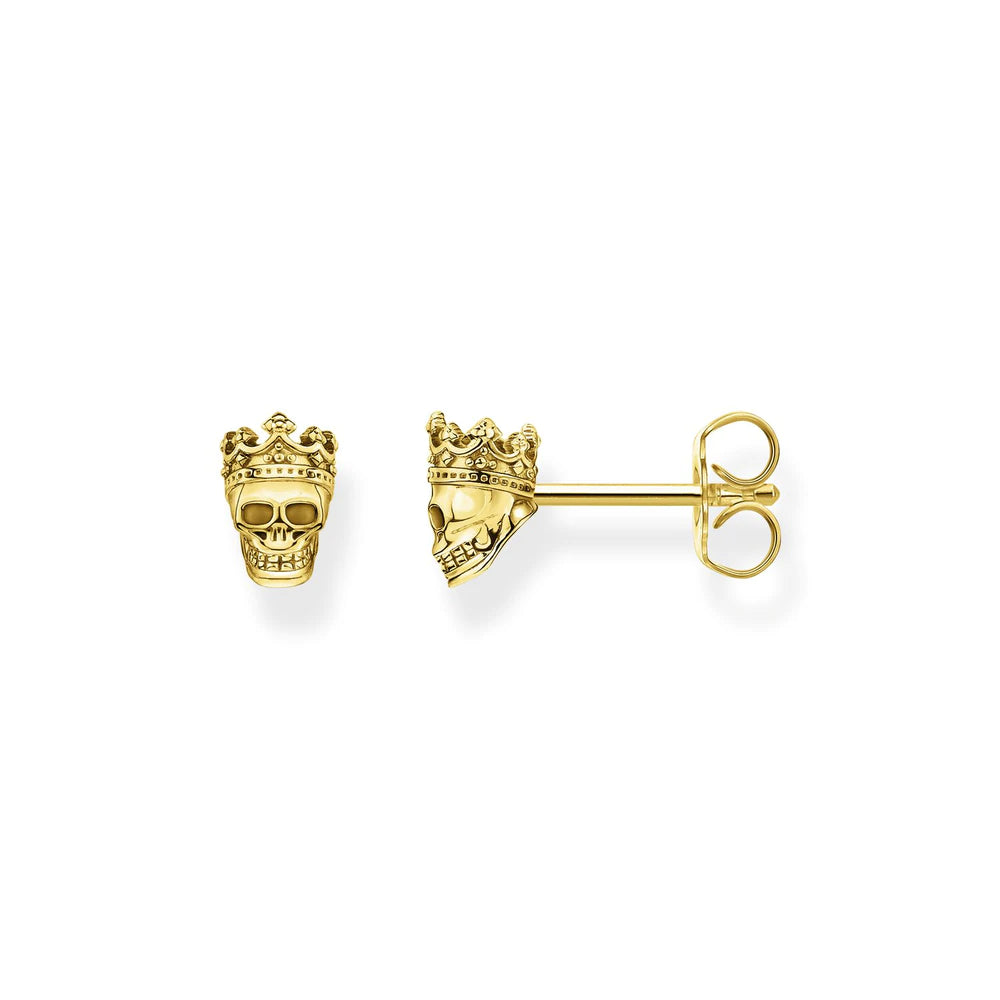 Rebel Skull Crown Stud