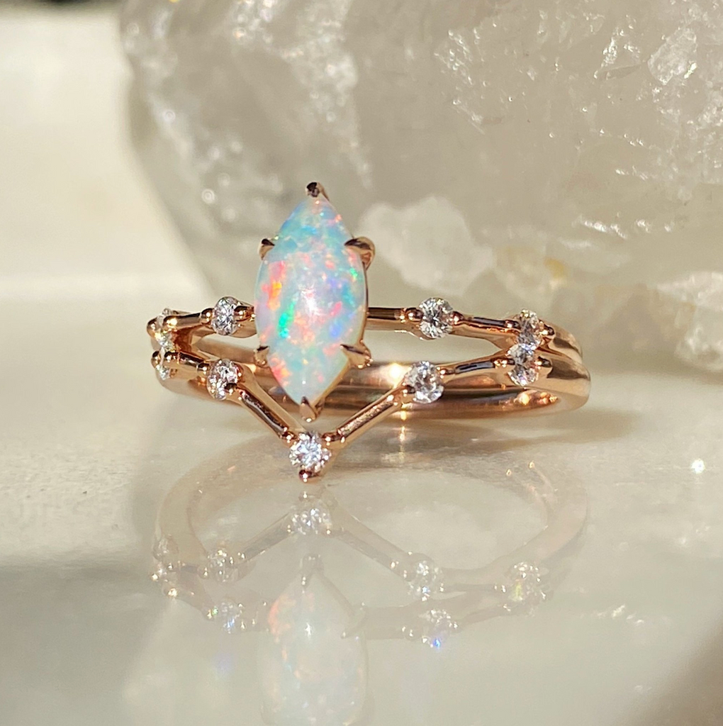 Opal for hot sale engagement ring