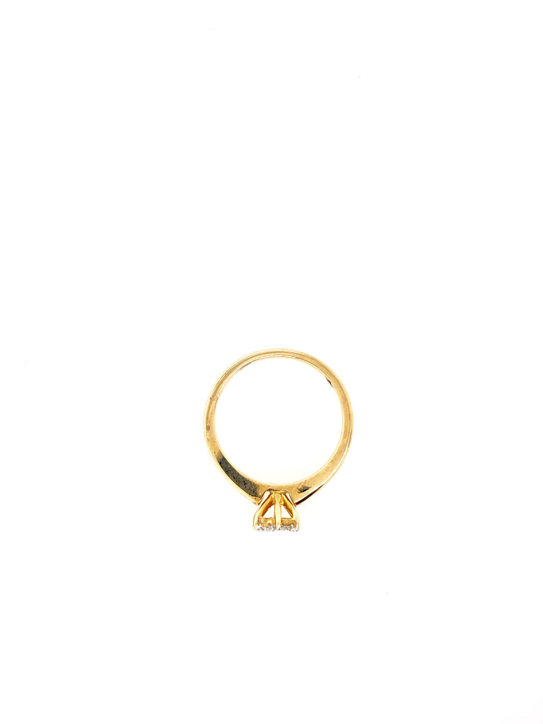 Quarter Carat Cluster Diamond Ring