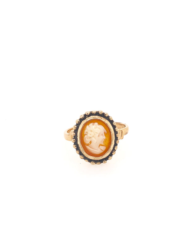 Italian Cameo Rosegold Ring