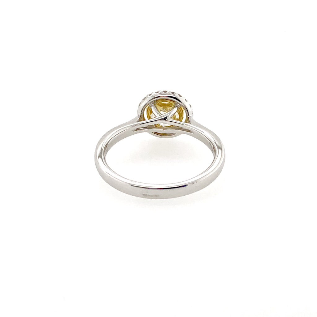 Yellow Diamond Bloom Ring
