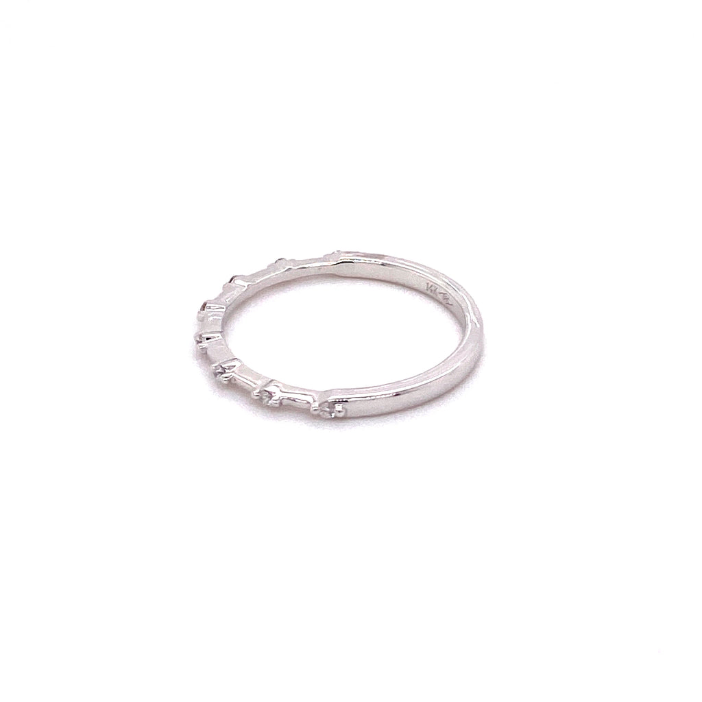 Diamond Distance White Gold Ring