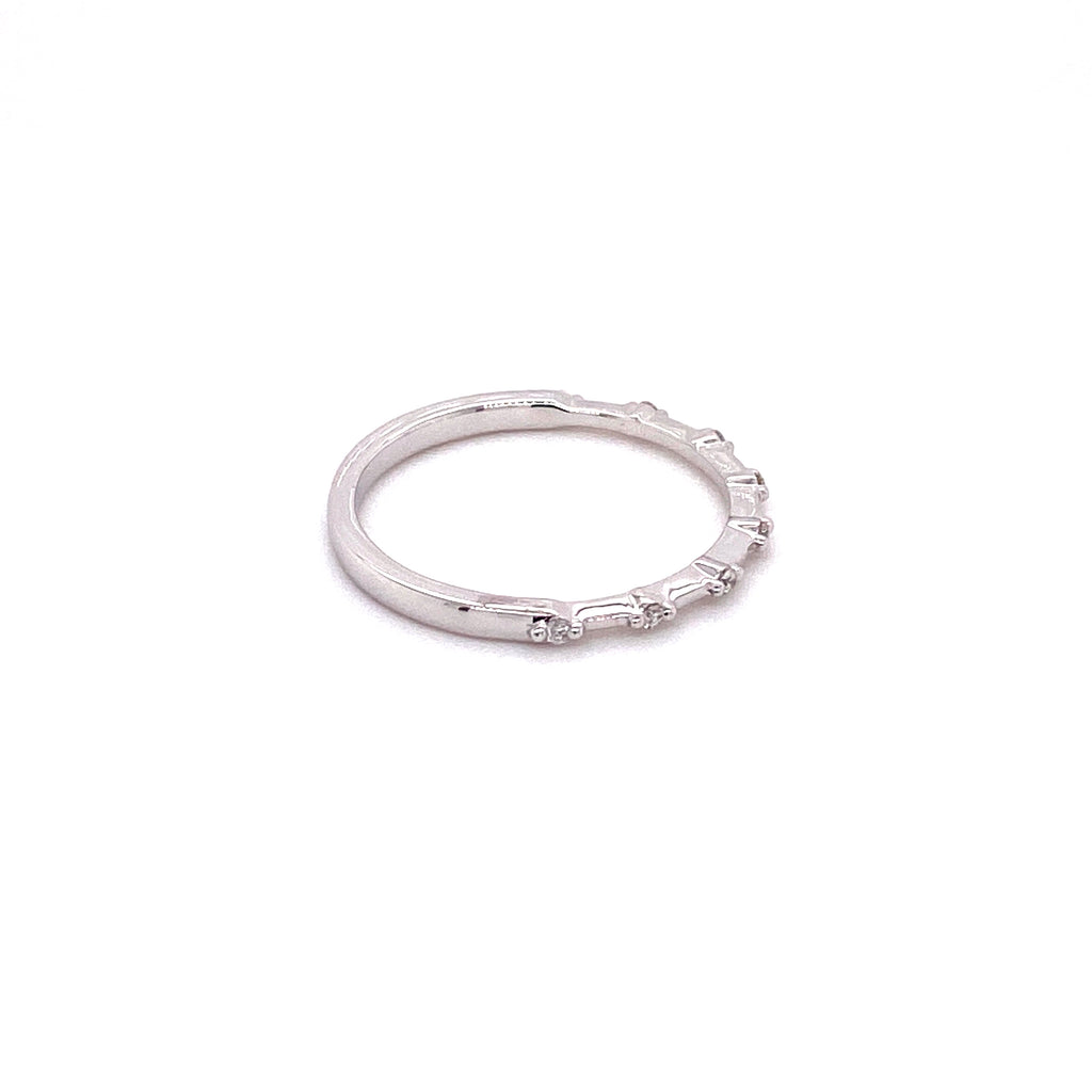 Diamond Distance White Gold Ring