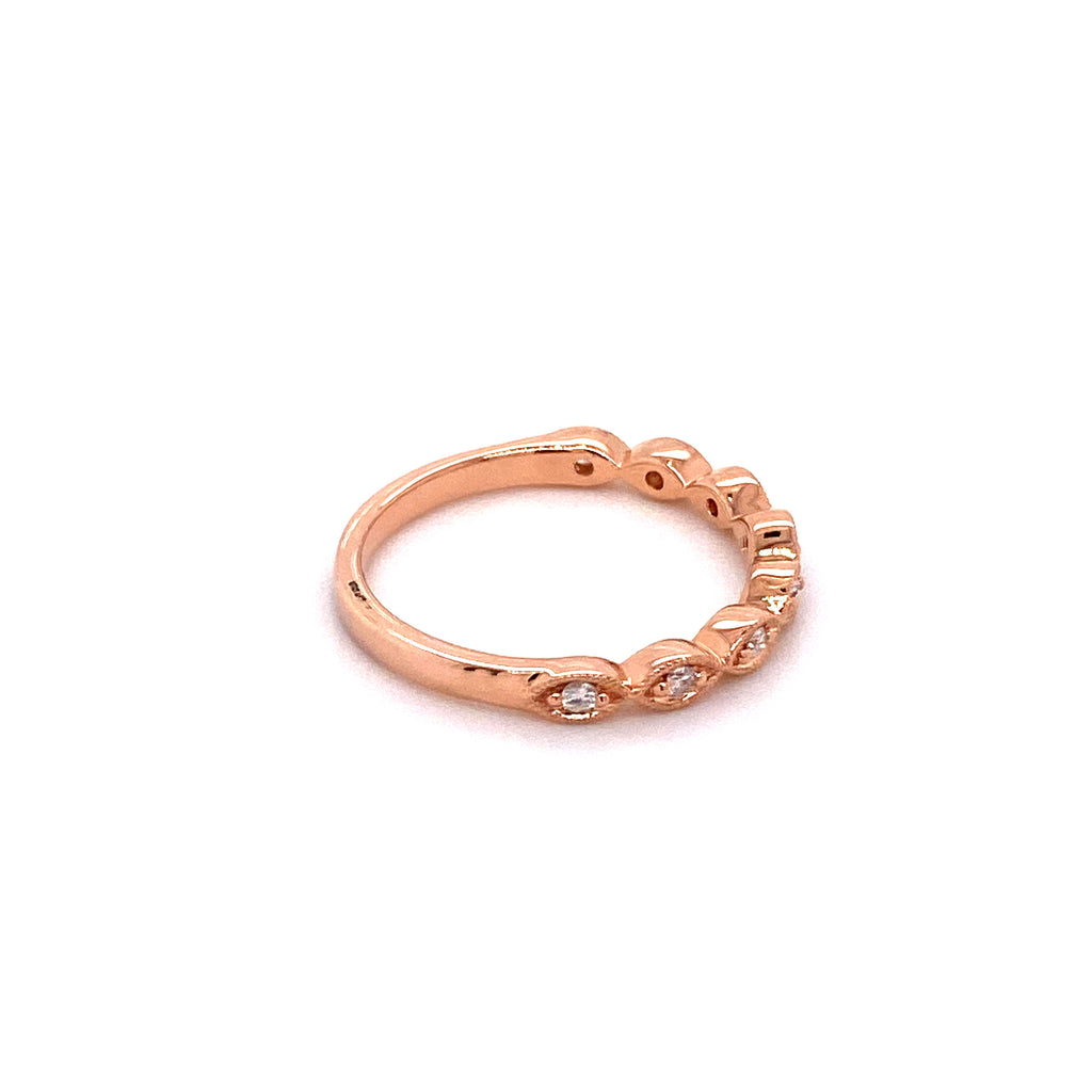 Marquise Rosegold Stacker Ring