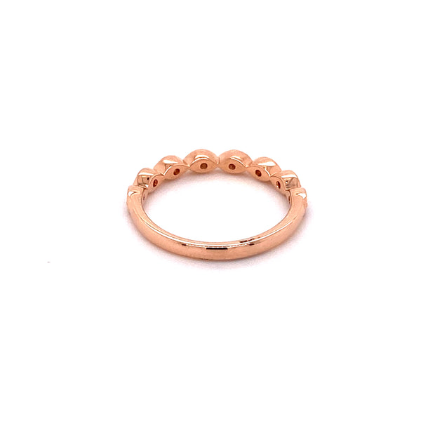 Marquise Rosegold Stacker Ring