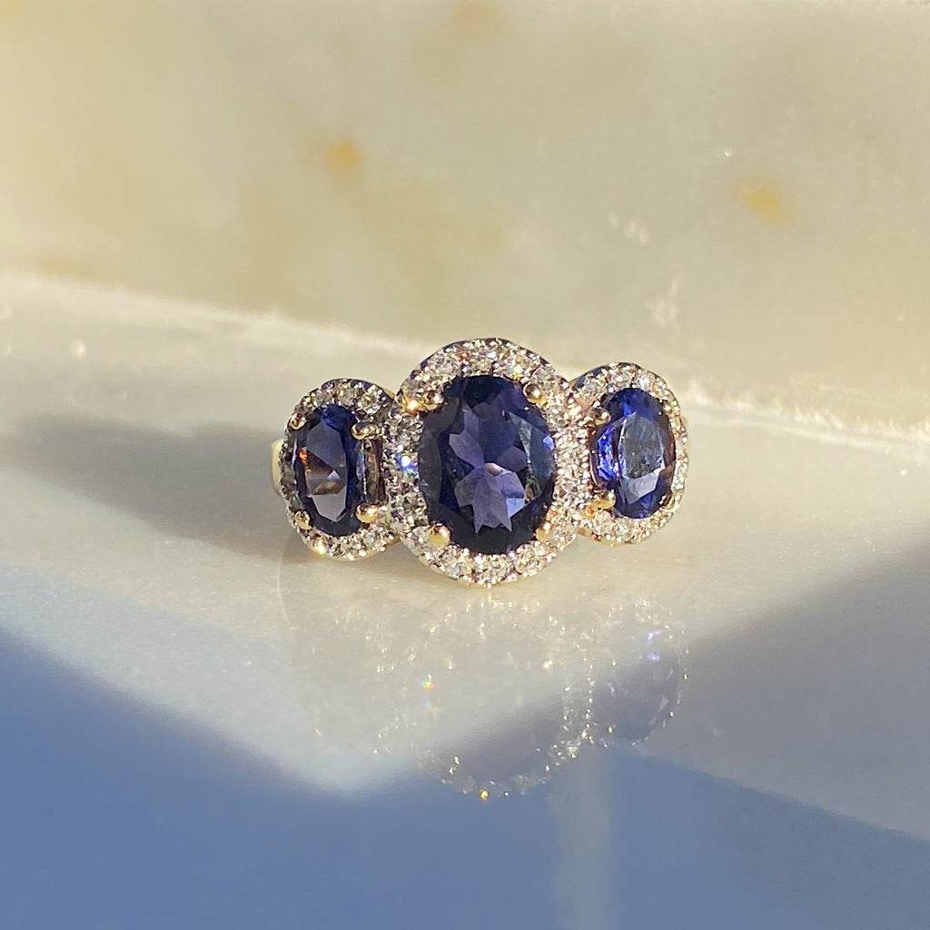 Melanie Trilogy Tanzanite Ring
