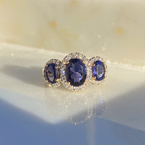 Melanie Trilogy Tanzanite Ring