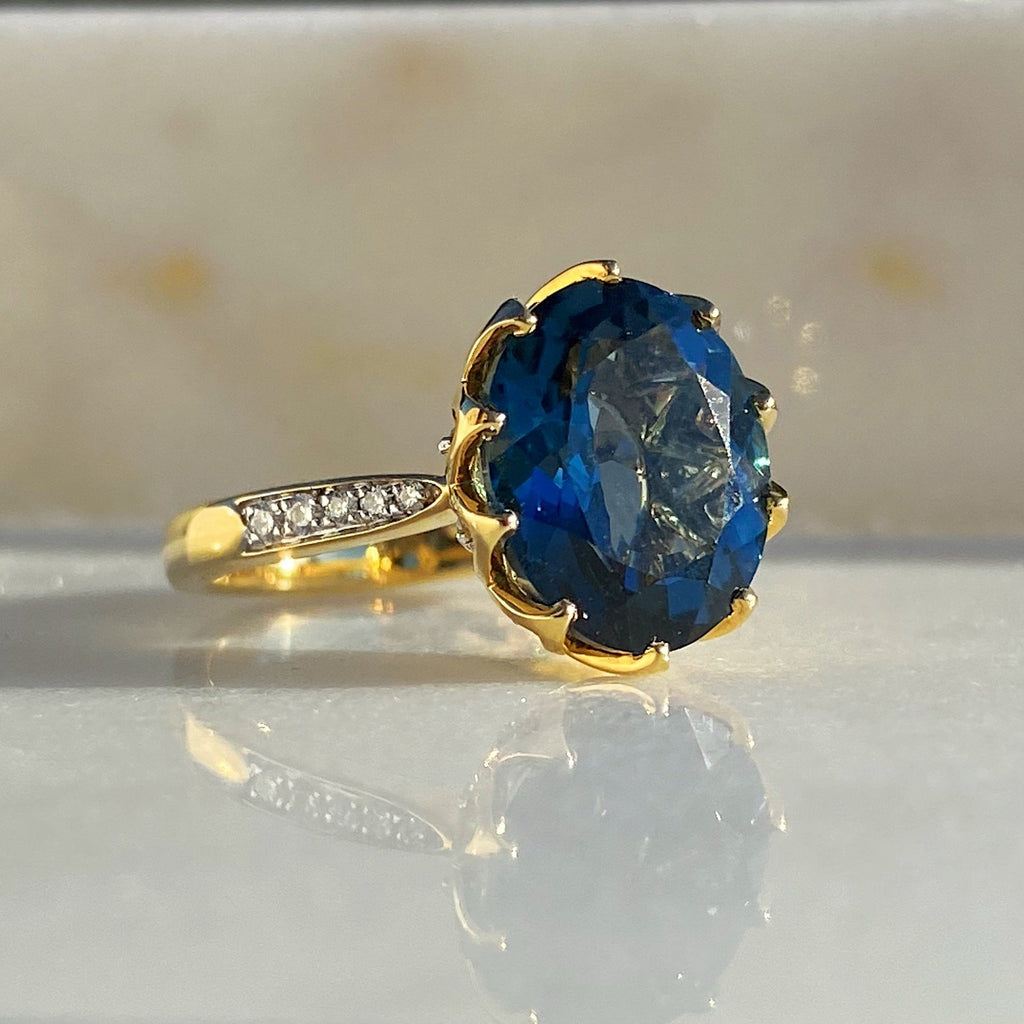 Athena London Blue Topaz Ring