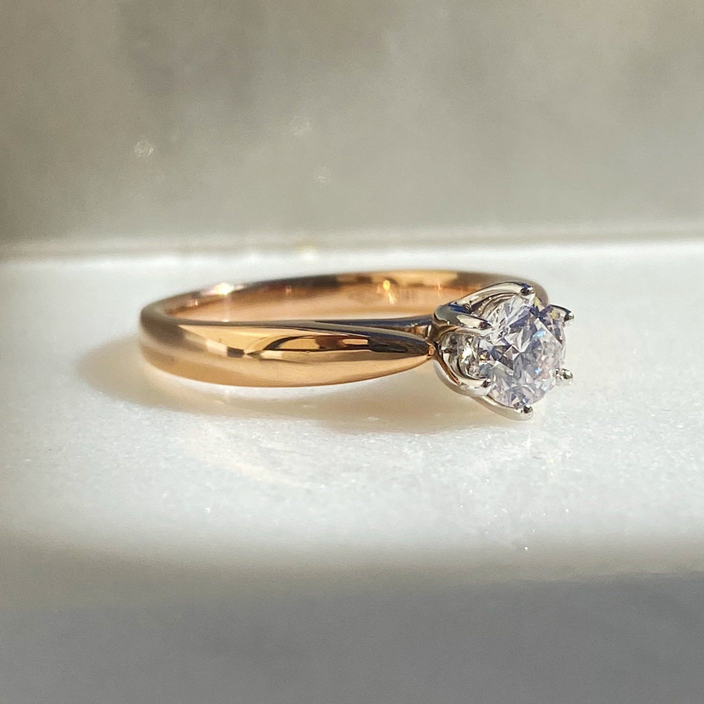 Aria Diamond Rosegold Ring