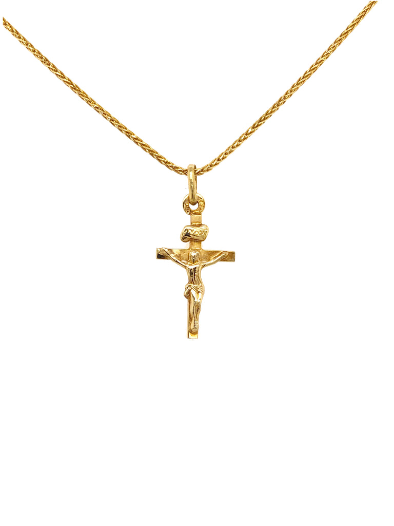 Yellow Gold Crucifix Pendant