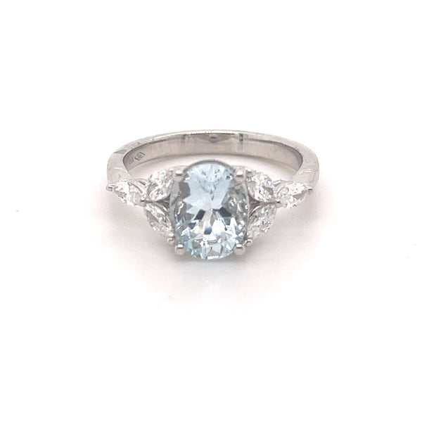 Azora Aquamarine Ring