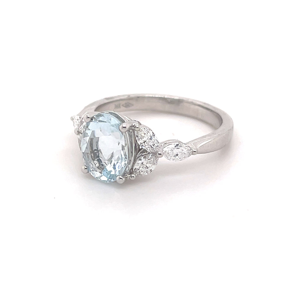 Azora Aquamarine Ring