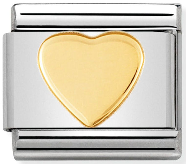 Love - Heart Gold Charm
