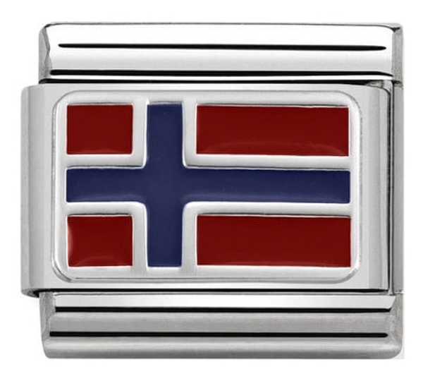 Norway Flag - Norway Silver Charm
