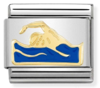 Nomination 030259 18 Swimmer Charm