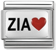 Family - Zia (Aunt) Silver Charm