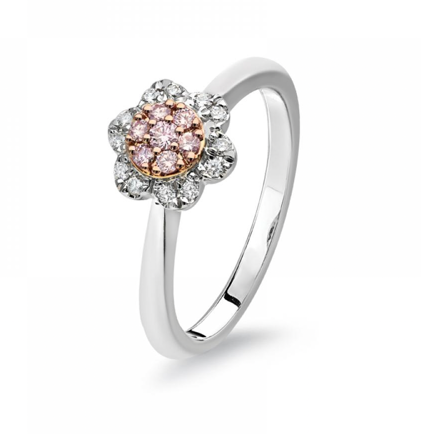 Blush Pink Diamond Ring - Lucy