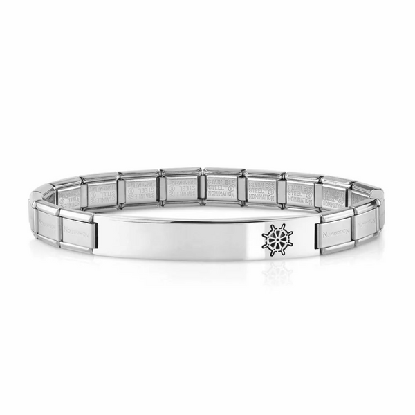 Trendsetter Steel Boat Wheel Bracelet