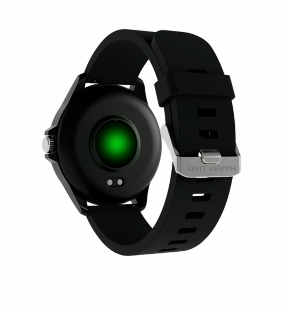 Harry Lime - Silver and Black Smart Watch