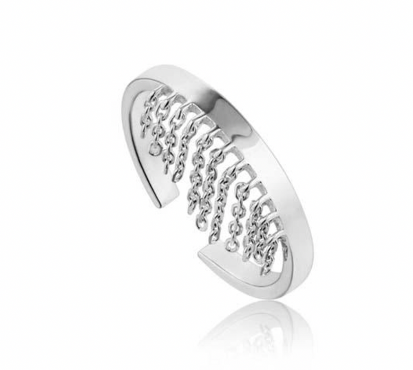 Fringe - Fall Silver Ring