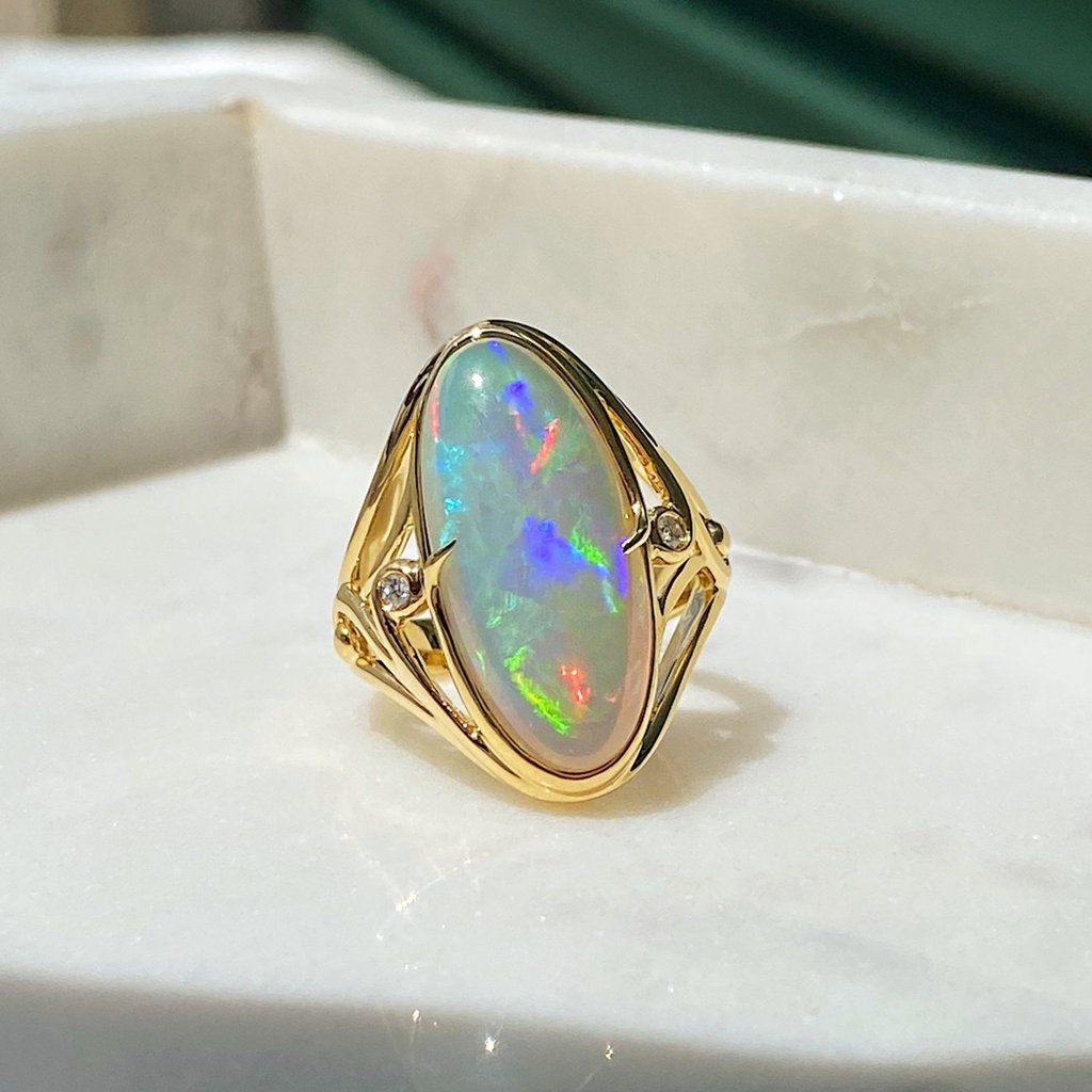 Lyla Opal Gold Ring
